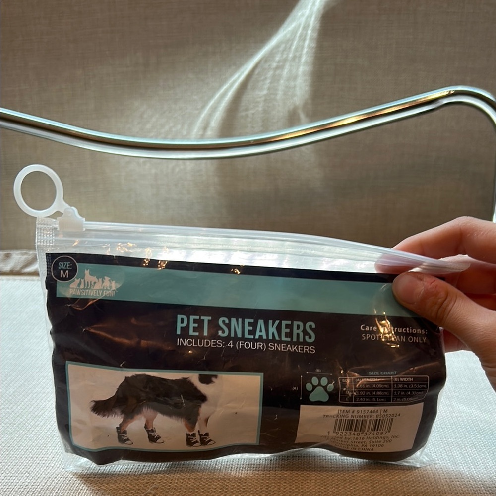 Firm Price. Pet Sneakers for Dogs - Black